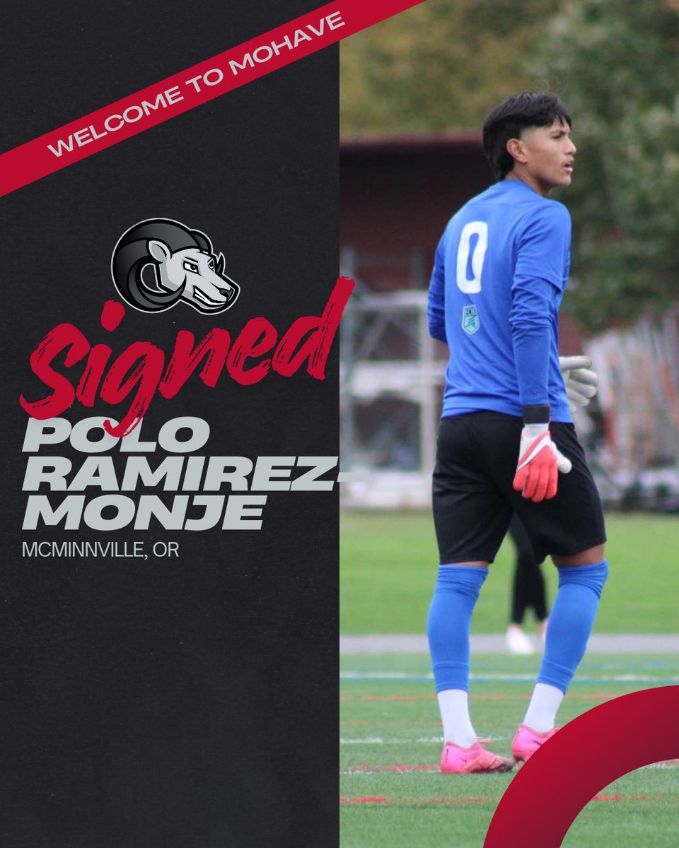 MohaveMsoccer's tweet photo. Welcome to BHC! 
Polo Ramirez-Monje will run with us in 2026!
#GoBighorns #MohaveSoccer https://t.co/o77D37lctj