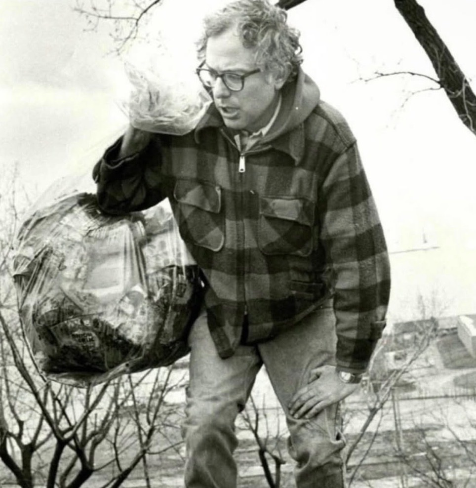 After his first electoral victory in 1981, newly elected Burlington mayor Bernie Sanders was seen picking up trash by himself in a public park.

In 1981, Bernie Sanders won the mayoral race in Burlington, Vermont by a razor-thin margin of just 10 votes, marking his first-ever