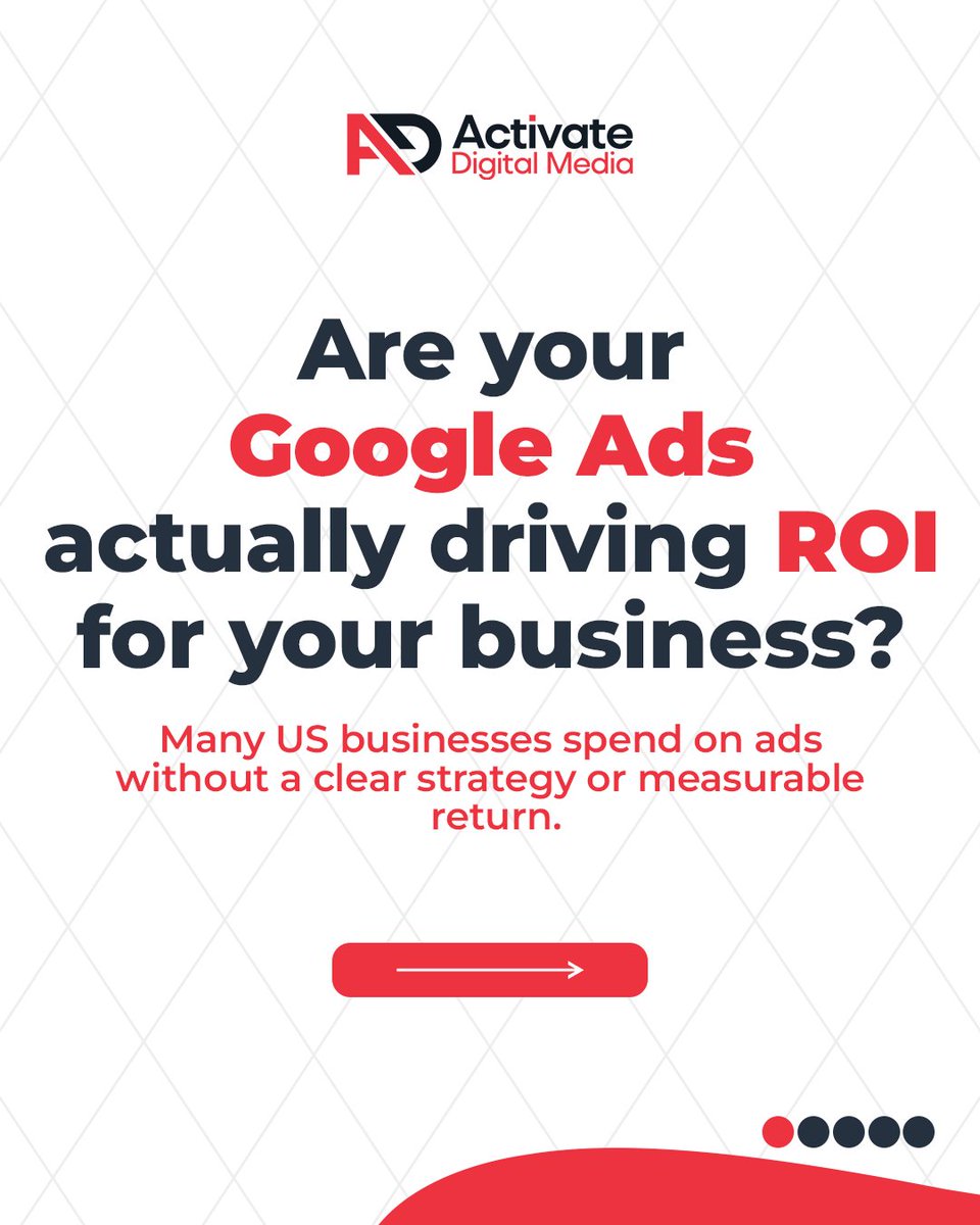 activatedigi's tweet photo. Running Google Ads without a strategy is one of the fastest ways to burn budget.  

High-performing campaigns are built on targeted keywords, strong ad copy, smart extensions, remarketing, and consistent performance analysis. 

When these elements work together, Google Ads becomes a predictable growth channel instead of a guessing game. 

If your ads are getting clicks but not conversions, it is time to rethink the strategy behind them. 

Discover how a structured Google Ads approach can improve ROI and drive real business results.  

#GoogleAds #DigitalAdvertising #PaidSearch #MarketingStrategy #BusinessGrowth