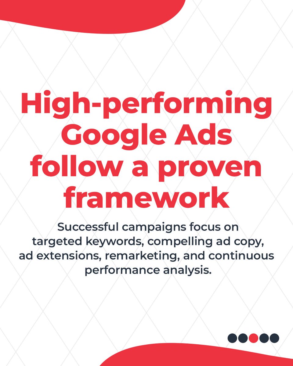 Running Google Ads without a strategy is one of the fastest ways to burn budget.  

High-performing campaigns are built on targeted keywords, strong ad copy, smart extensions, remarketing, and consistent performance analysis. 

When these elements work together, Google Ads