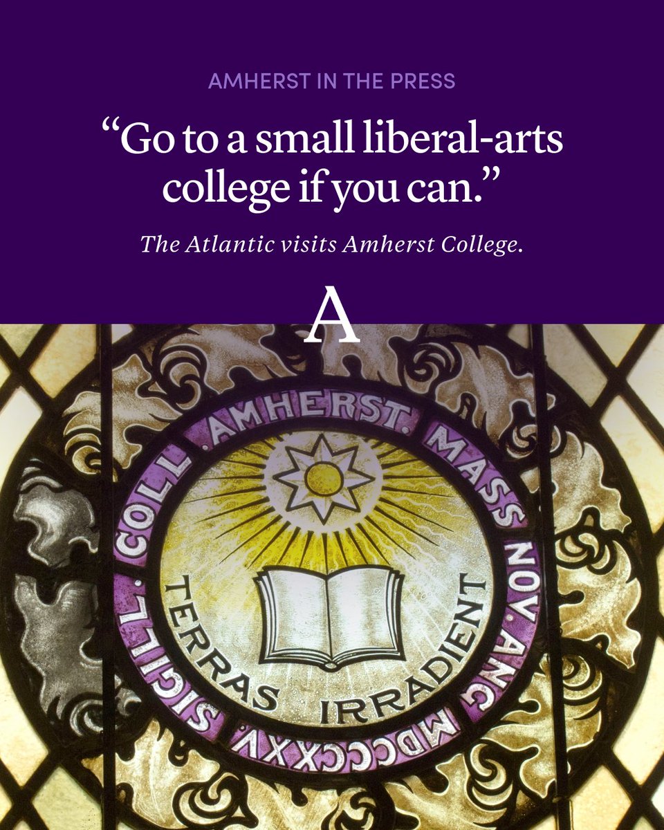 Amherst College tweet media
