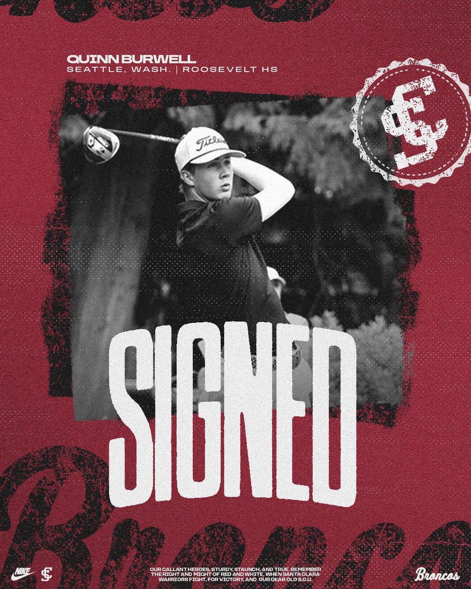 SCUgolf's tweet image. welcome to the squad, Quinn 🤝🏌️‍♂️

📰 - santaclarabroncos.com/news/2026/1/29…

#StampedeTogether