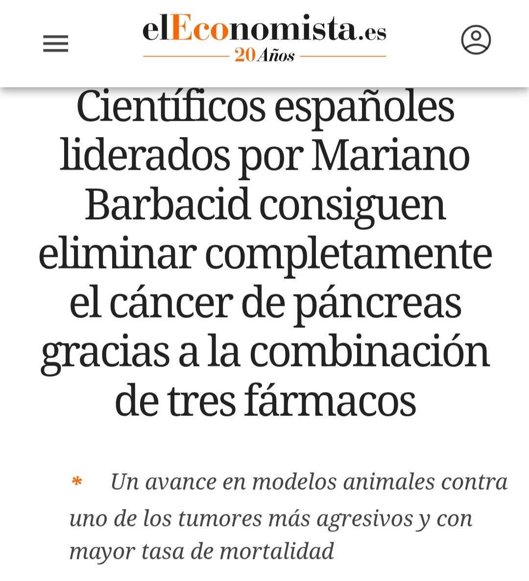 En la eterna lucha entre lo público y lo privado recordemos que Barbacid está avanzando en la curación de cáncer de pancreas con patrocinio PRIVADO, mientras en el CNIO público  se dedicaban a expoliar el dinero de nuestros impuestos.