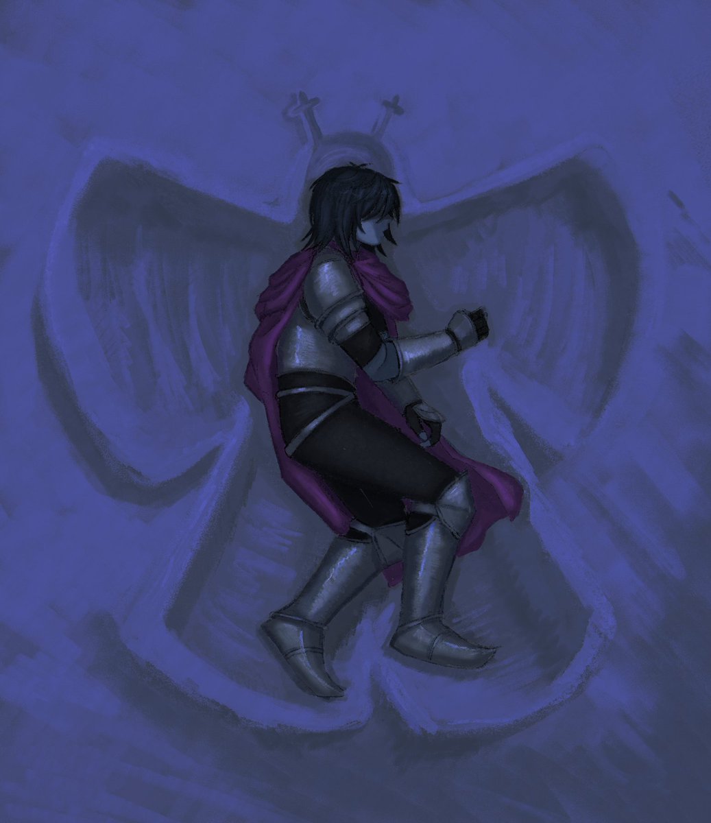 pepperchita's tweet image. snow angel #kriselle #DELTARUNE