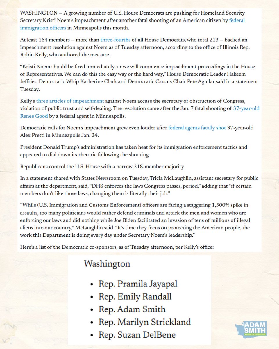 Rep. Adam Smith tweet media
