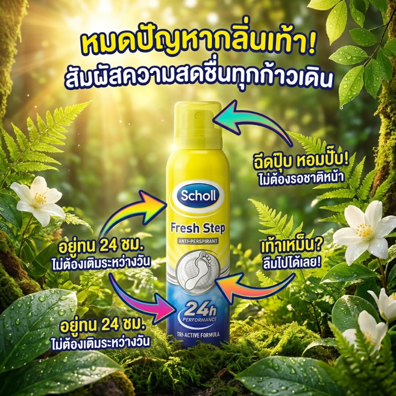 MimoKozy's tweet photo. หมดปัญหากลิ่นเท้า! สัมผัสความสดชื่นทุกก้าวเดิน