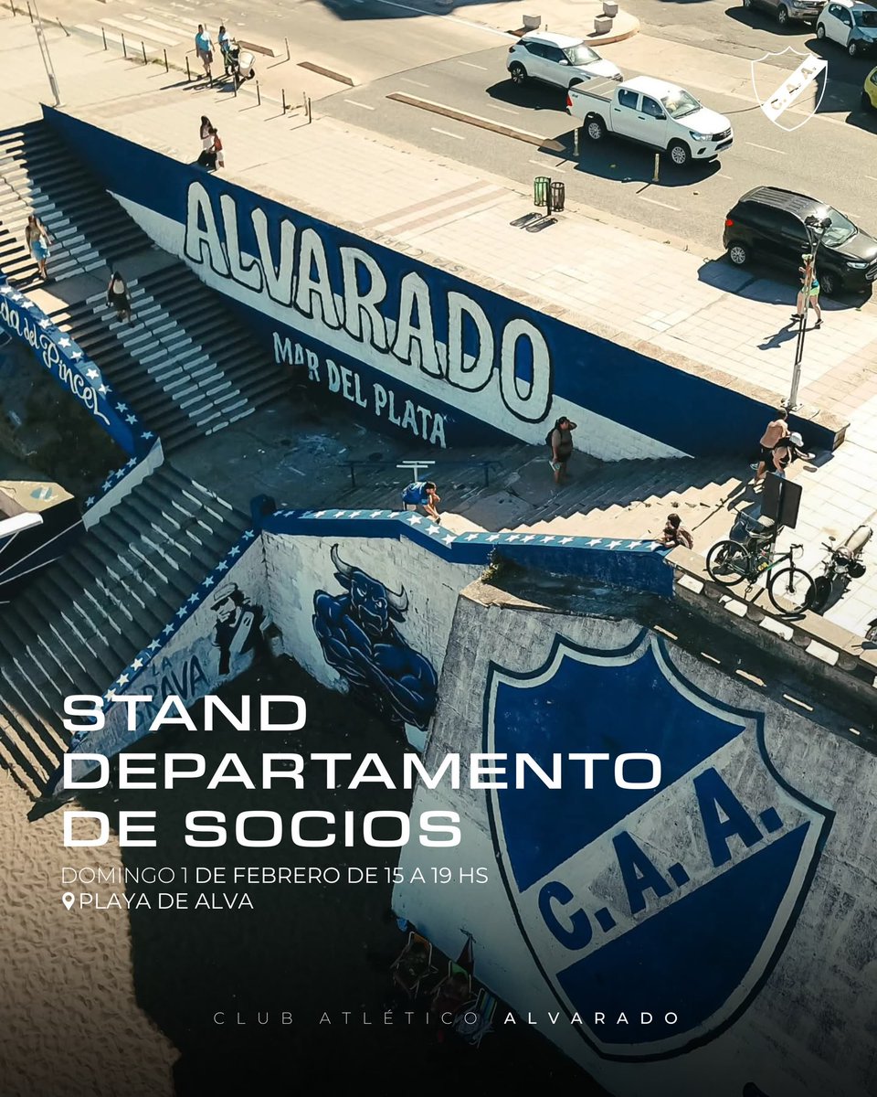 𝐕𝐞𝐧𝐢́, 𝐚𝐬𝐨𝐜𝐢𝐚𝐭𝐞 𝐲 𝐯𝐢𝐯𝐢́ 𝐮𝐧𝐚 𝐭𝐚𝐫𝐝𝐞 𝐚 𝐭𝐨𝐝𝐨 𝐀𝐥𝐯𝐚𝐫𝐚𝐝𝐨

Este domingo 1/2 te esperamos en la Playa de Alva para vivir una tarde distinta junto al Club 💙