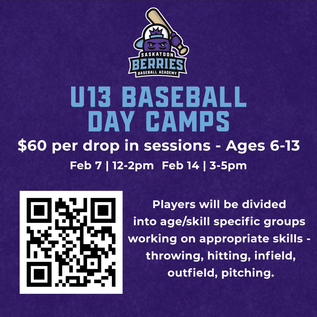 Saskatoon Berries Baseball Academy tweet media