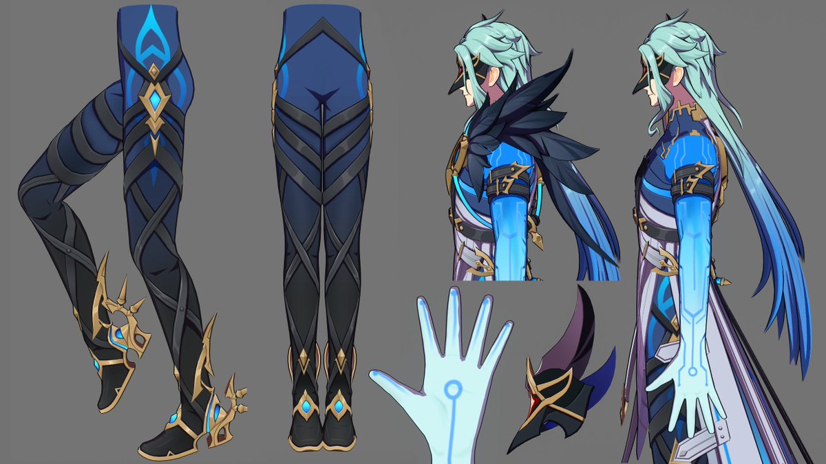 Dentelle_exe's tweet photo. [ Bossttore Reference Thread ] 🧪 (1/3)

Because I love all Dottore artists, I decided to make a reference of Bossttore model. Please Enjoy ! 💙

Model credits: 芽
Effect: B-Toon Shader, ikClut, LightBloom

#dottore #ildottore https://t.co/jxq1AD3mzd