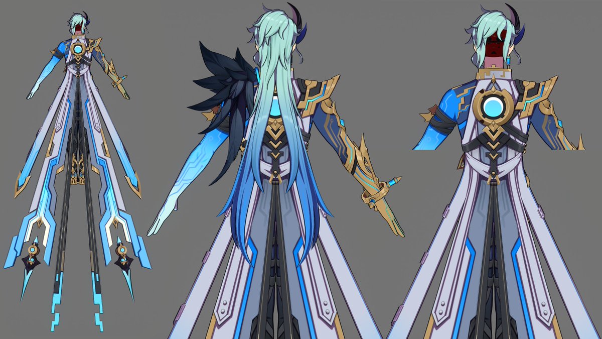 [ Bossttore Reference Thread ] 🧪 (1/3)

Because I love all Dottore artists, I decided to make a reference of Bossttore model. Please Enjoy ! 💙

Model credits: 芽
Effect: B-Toon Shader, ikClut, LightBloom

#dottore #ildottore