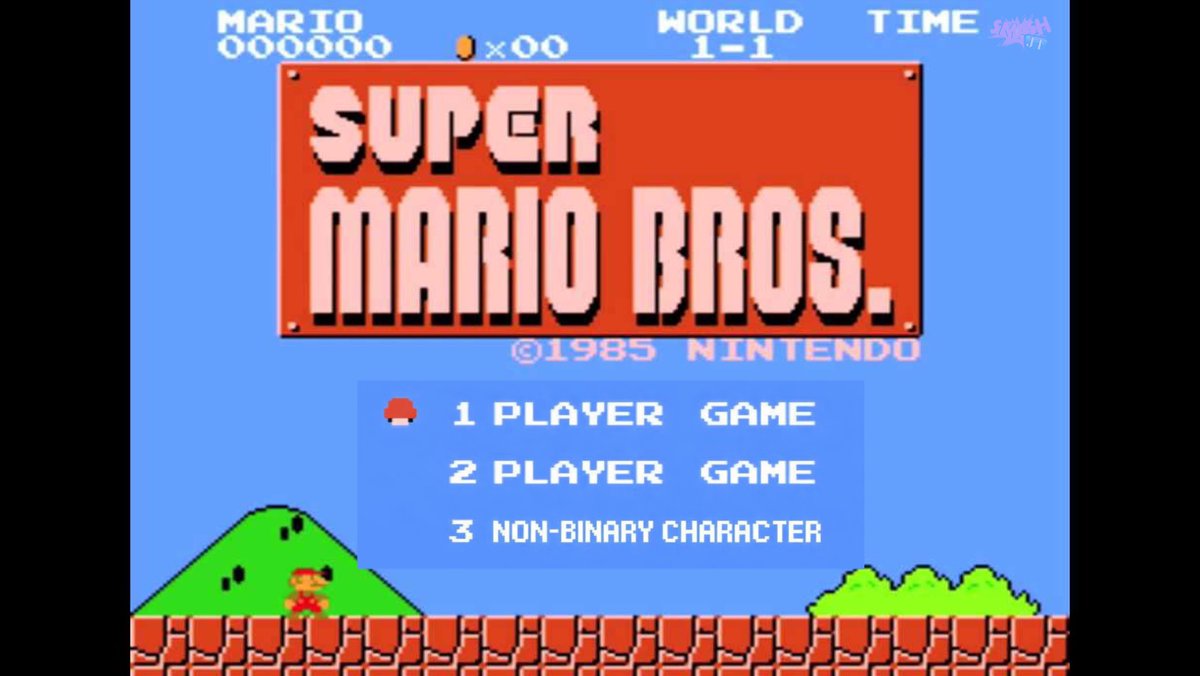 SmashJT's tweet image. Nintendo, if activists took over in 1985