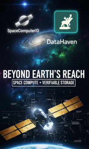 Unstoppable infrastructure, literally beyond Earth's reach. <a href="/SpaceComputerIO/">SpaceComputer - 天机 | 𝕤𝕡/𝕒𝕔𝕔</a> s orbital compute combined with <a href="/DataHaven_xyz/">DataHaven 🫎</a> s verifiable storage creates the ultimate censorship resistant system. This partnership is building the future where no one can compromise or control.