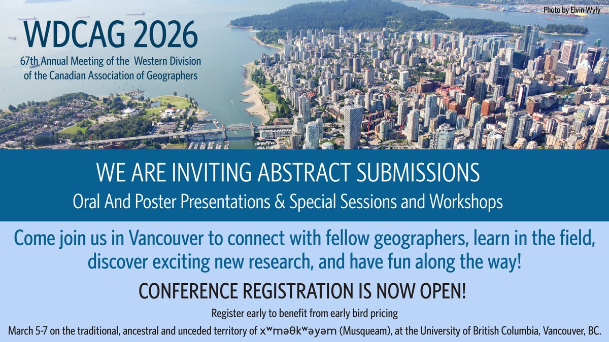 UBC Geography (also at @ubcgeography.bsky.social) tweet media