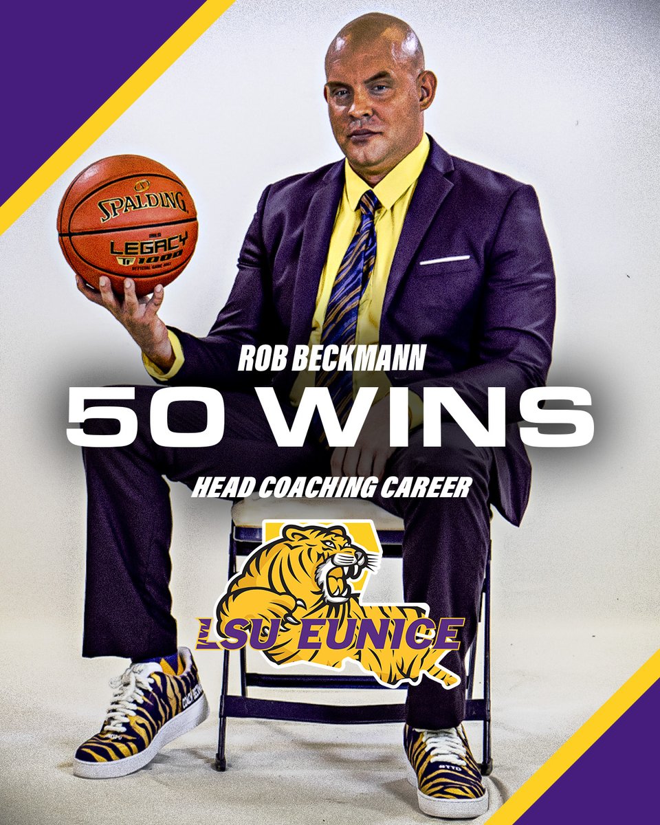 After Wednesday's victory, <a href="/Coach_Beckmann/">Coach Beckmann</a> has eclipsed the 50-win plateau in his young head coaching career.  Congrats to Coach and the Bengals- here's to many more!

#FullGeaux
#GeauxBengals