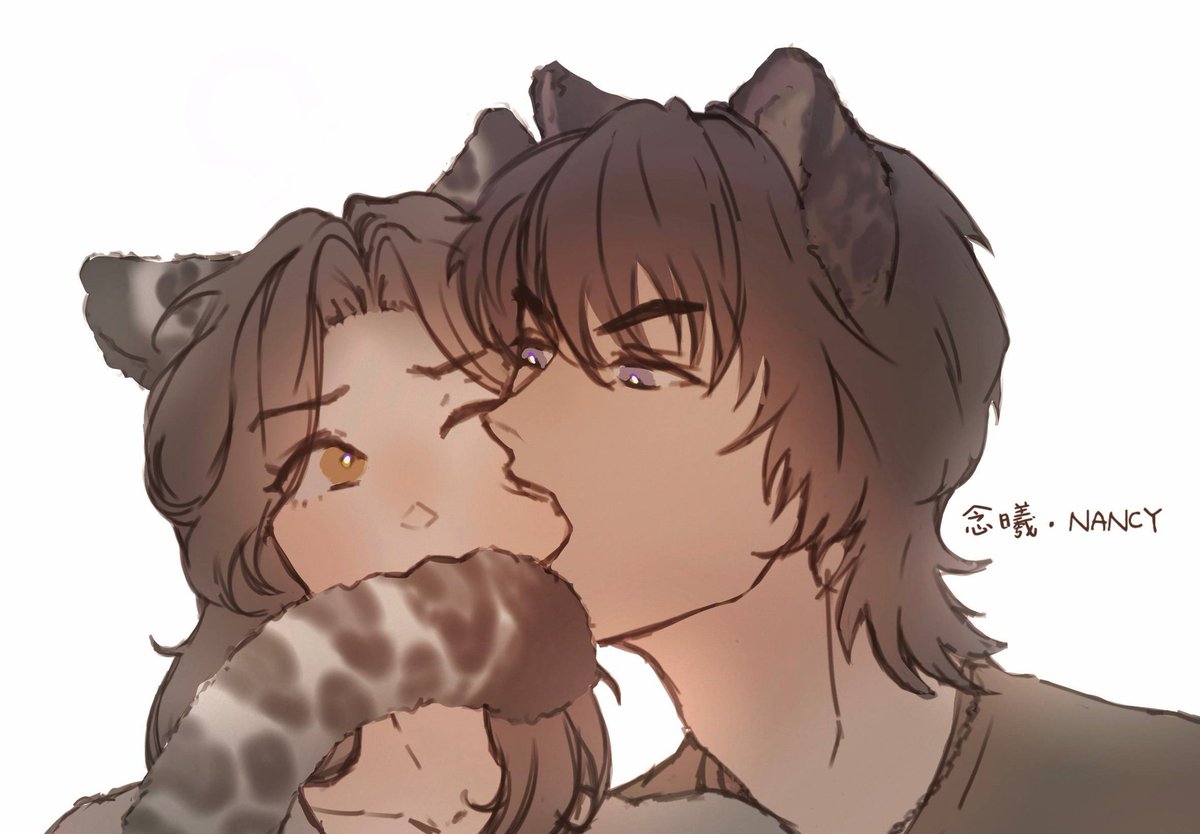 nancynova_'s tweet photo. leopard gege x snow leopard meimei ;; /⁠ᐠ⁠｡⁠ꞈ⁠｡⁠ᐟ⁠\
#caleb #calebmc #calebloveanddeepspace #loveanddeepspace #fanart #art #calebart https://t.co/jOdxZc1x2B