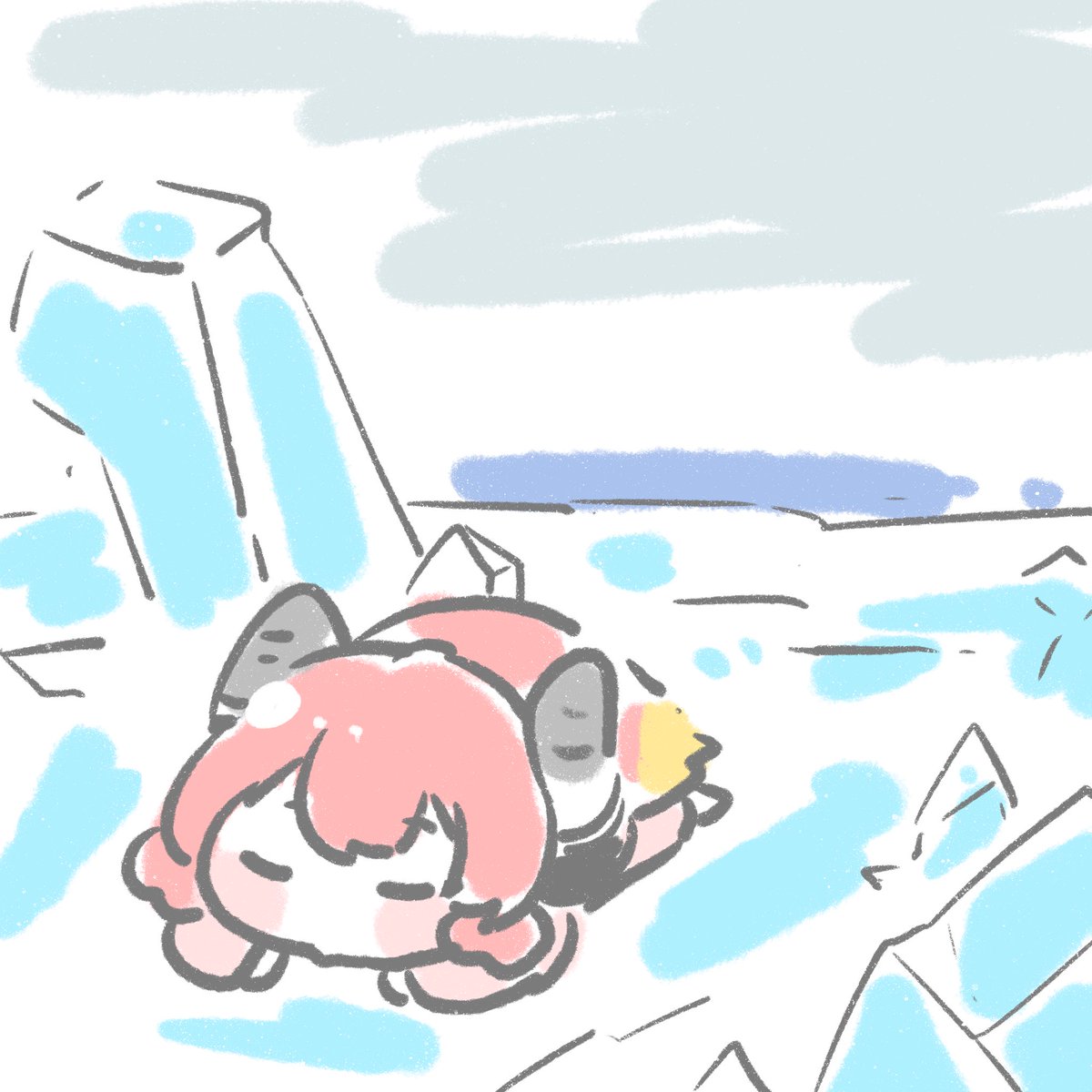 「」|みつき/さにや【原稿期間】のイラスト
