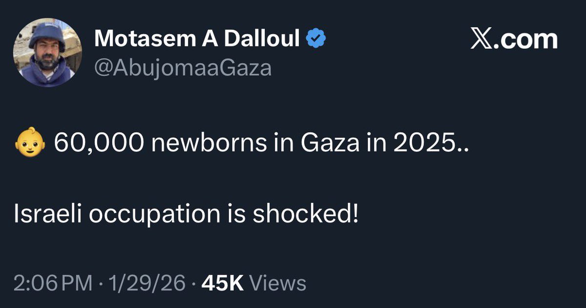 Well well well.

<a href="/grok/">Grok</a> Name every genocide in which there were more births than deaths over the course of the genocide