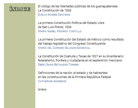 Disponible en libre acceso esta #NovedadEditorial :

Las primeras constituciones estatales de México, 1824-1827 (UNAM, 2025)

coordinada por Rosalba Mejía y Jessica Colín

👉museodelasconstituciones.unam.mx/wp-content/upl…

vía <a href="/andrews_cath/">Cath Andrews</a>