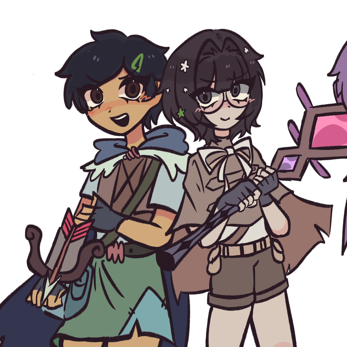 BeatrixBee_'s tweet image. crossbow &amp;amp; staff &amp;lt;𝟑 .ᐟ
#ocxcanon