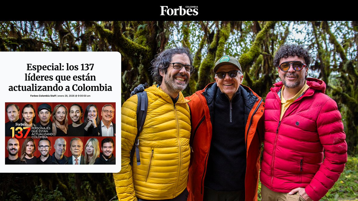 📷 Nuestro CEO, Alessandro Angulo, junto con Andrés Cepeda, Mateo Hernández (protagonistas de nuestro documental #AntesDeLaNieve) y otros 134 colombianos, fueron seleccionados como los líderes que están actualizando a Colombia según Forbes Colombia 👉 acortar.link/YmTtAX
