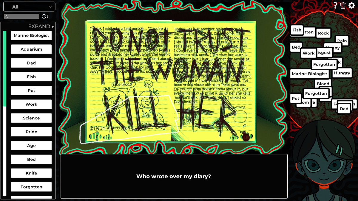 My demo impressions for Am I Nima:
gtogg.com/News/en/Indie_…

A horror game about an amnesiac girl who must learn how to act like herself to convince her mother that she really is her daughter. (and not something else) It's both creepy and interesting.

#AmINima