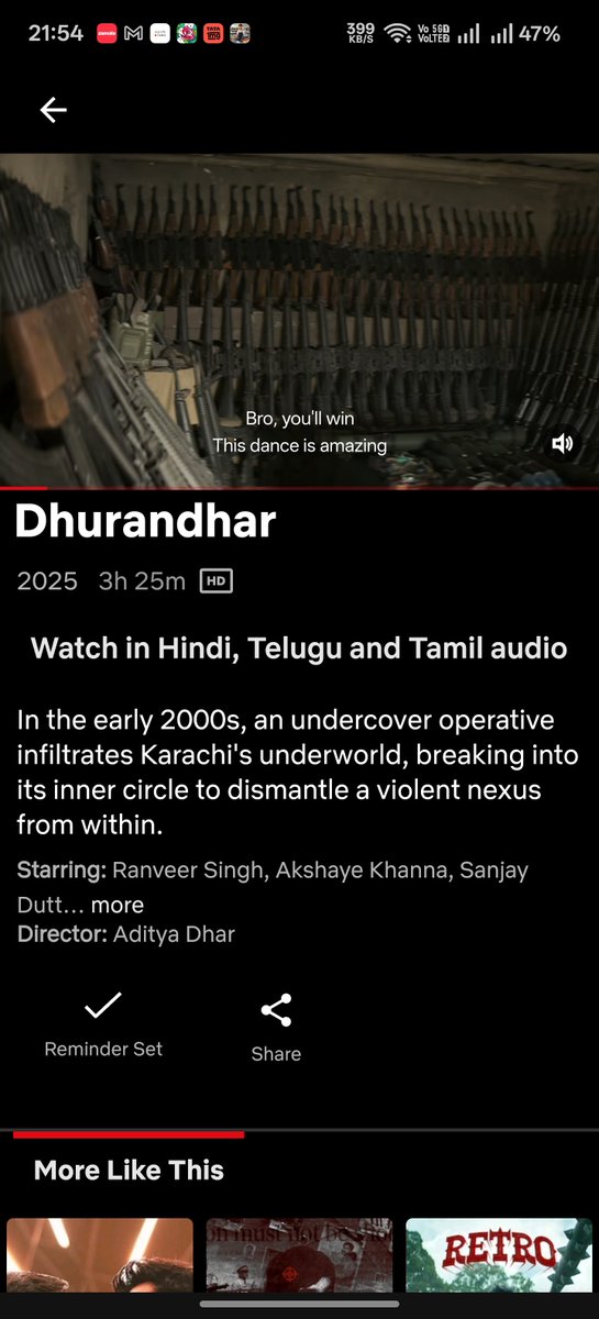 maverickilroy's tweet photo. @stark_ram @Ayyappan_1504 No.

Hindi, Tamil &amp; Telugu audio https://t.co/GyeRRweFon