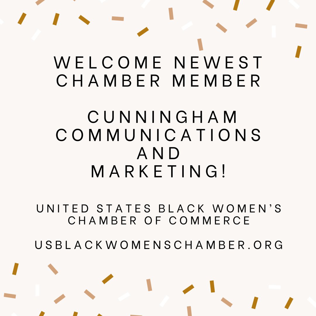 Welcome to our newest #Chamber member Cunningham Communications and Marketing! #Communications #Marketing