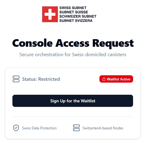 𝐍𝐨𝐰 𝐥𝐨𝐚𝐝𝐢𝐧𝐠. . . $ICP .... <a href="/SwissSubnet/">Swiss Subnet</a> 🇨🇭
█▒▒▒▒▒▒▒▒▒10%

████▒▒▒▒▒▒30%

█████▒▒▒▒▒50%

████████▒▒80%

██████████100%