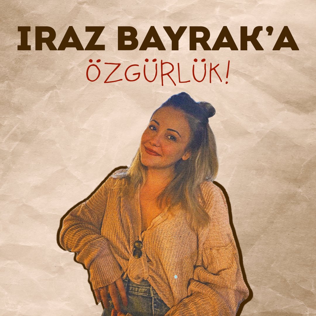 Bugün sizleri bu güzel arkadaşımız Iraz Bayrak ile tanıştırmak istiyorum.

Iraz, başarılı bir yazılım mühendisi ve iş analistidir. İstanbul Büyükşehir Belediyesi’nde görev yapmaktadır.
Herhangi bir siyasi parti üyeliği dahi bulunmayan Iraz, bugün “Ekrem İmamoğlu suç örgütüne üye