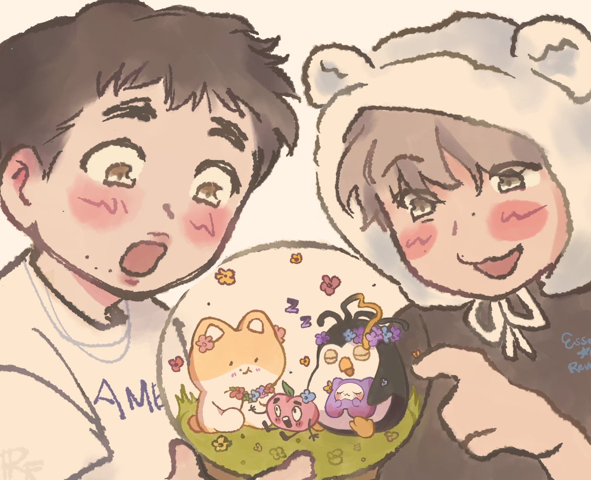 Happy Baeksoo Day! 🍓🍑🐶🐧🤍 #백도

#14YearsWithBaekhyun
#큥_데뷔14주년_축하해
#14YearsWithKyungsoo
#경수와_웃고울던_14년