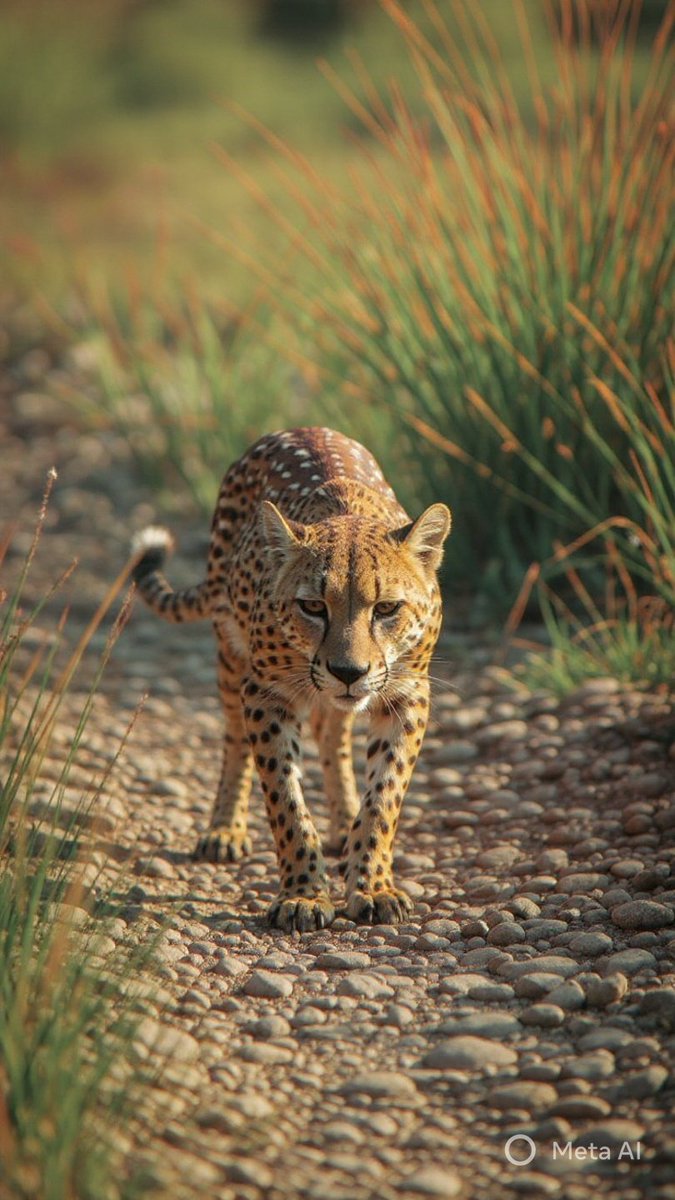 CryptoNewsMED's tweet photo. The gravel path glistened in the late‑afternoon sun, framing a lone cheetah that slipped out of the tall, amber‑tinted grasses like a whisper of wild elegance. 

#cheetah #wildlife #naturephotography #bigcat #stalking #savannahspirit #animalkingdom #photography #wildlifephotogra https://t.co/gvqrjYVaOE