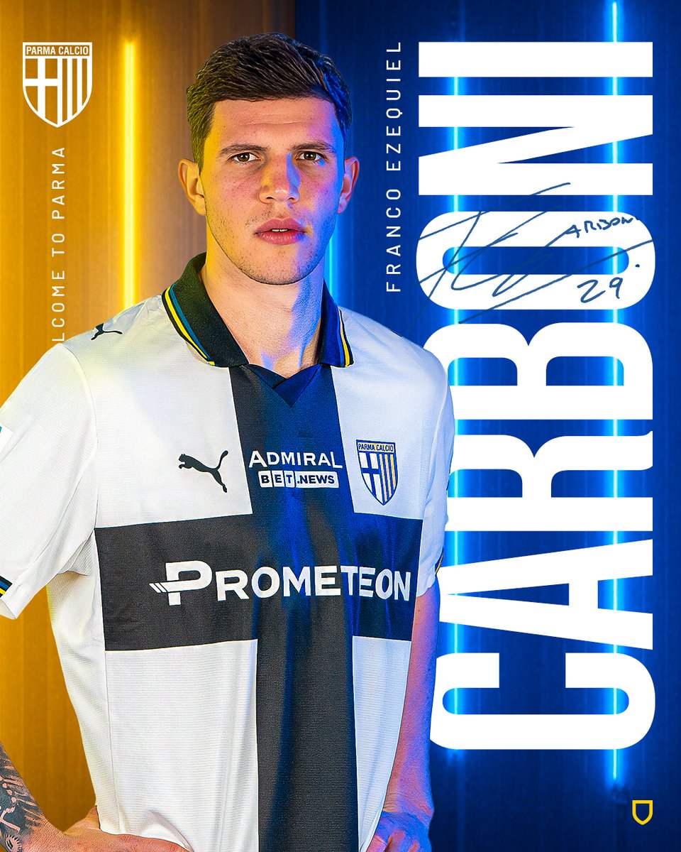 𝐅𝐫𝐚𝐧𝐜𝐨 𝐂𝐚𝐫𝐛𝐨𝐧𝐢 𝐞̀ 💛💙

📝➡️ shorturl.at/1n4yA

#WelcomeToParma #ForzaParma