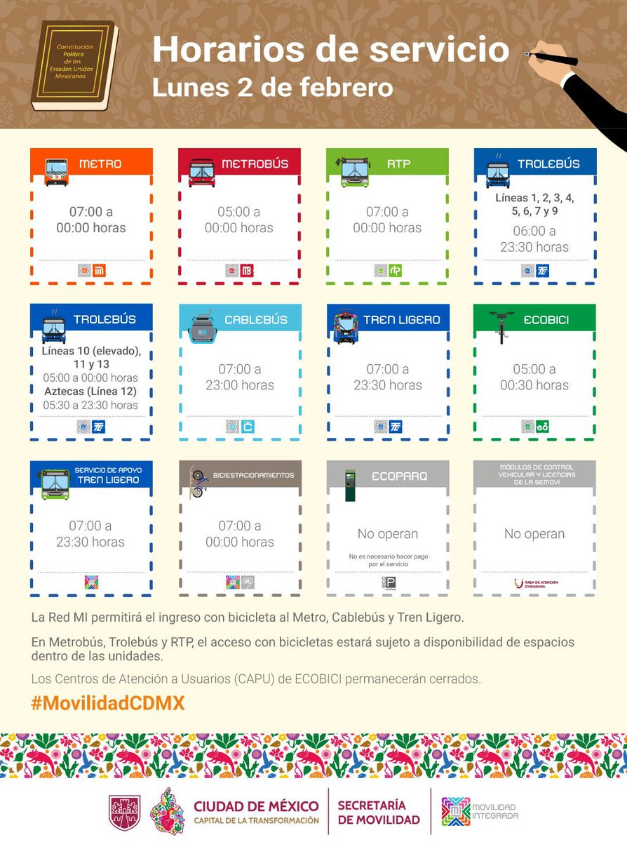 Secretaría de Movilidad CDMX tweet media