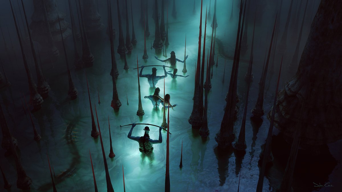 Avatar: Fire and Ash- swamp concept art.