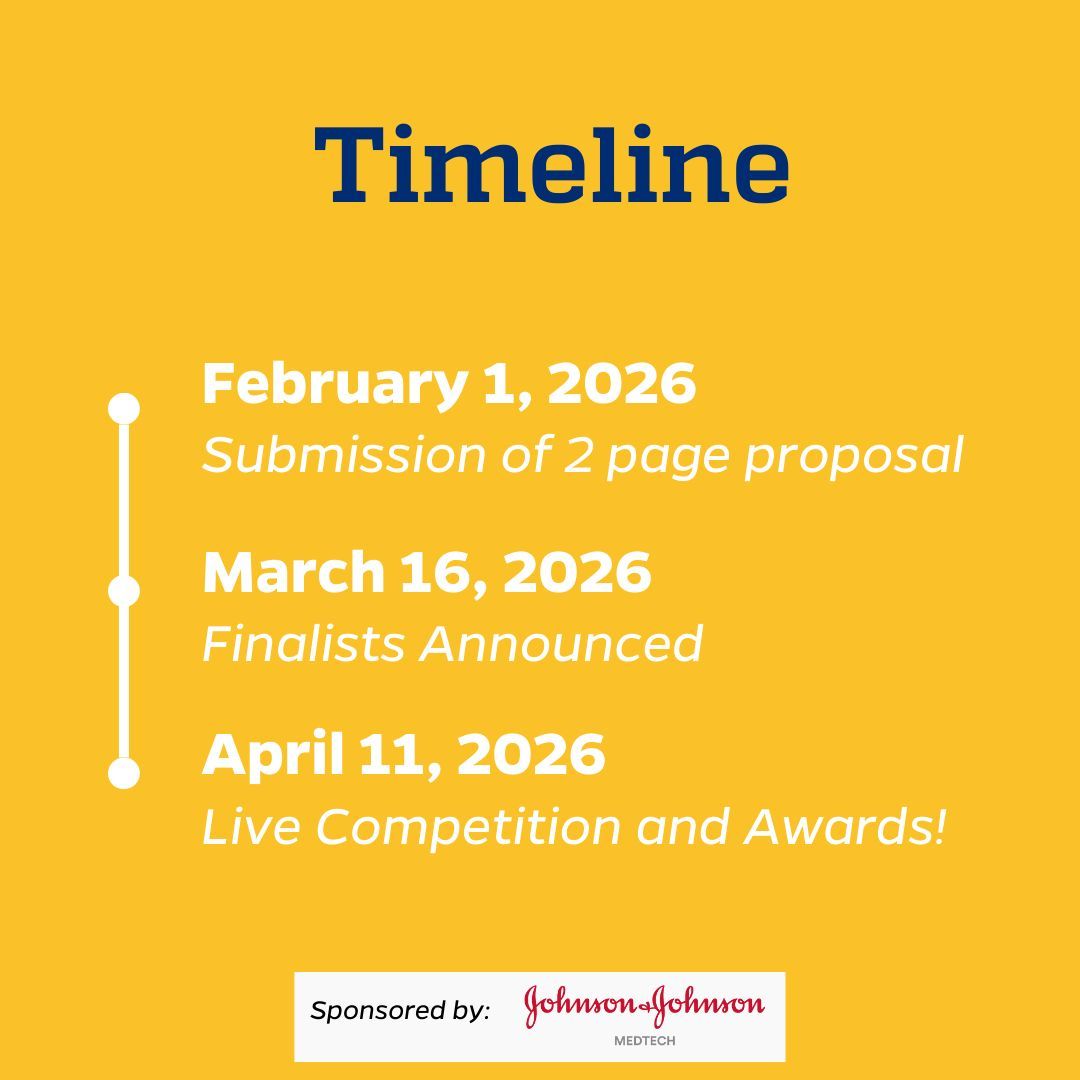 jhu_cbid's tweet photo. 3 days left to apply to the annual renowned JHU Healthcare Design competition! If you have a solution to a modern advanced or global, or digital healthcare problem and are currently looking for funding, networking, connections and support, apply below! 
https://t.co/gPdcWQQrDC https://t.co/ZAr2UozfPD