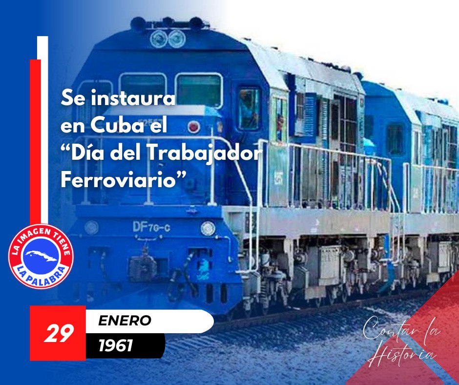 Muchas felicidades a todos los ferroviarios en su día!!!. #Cuba