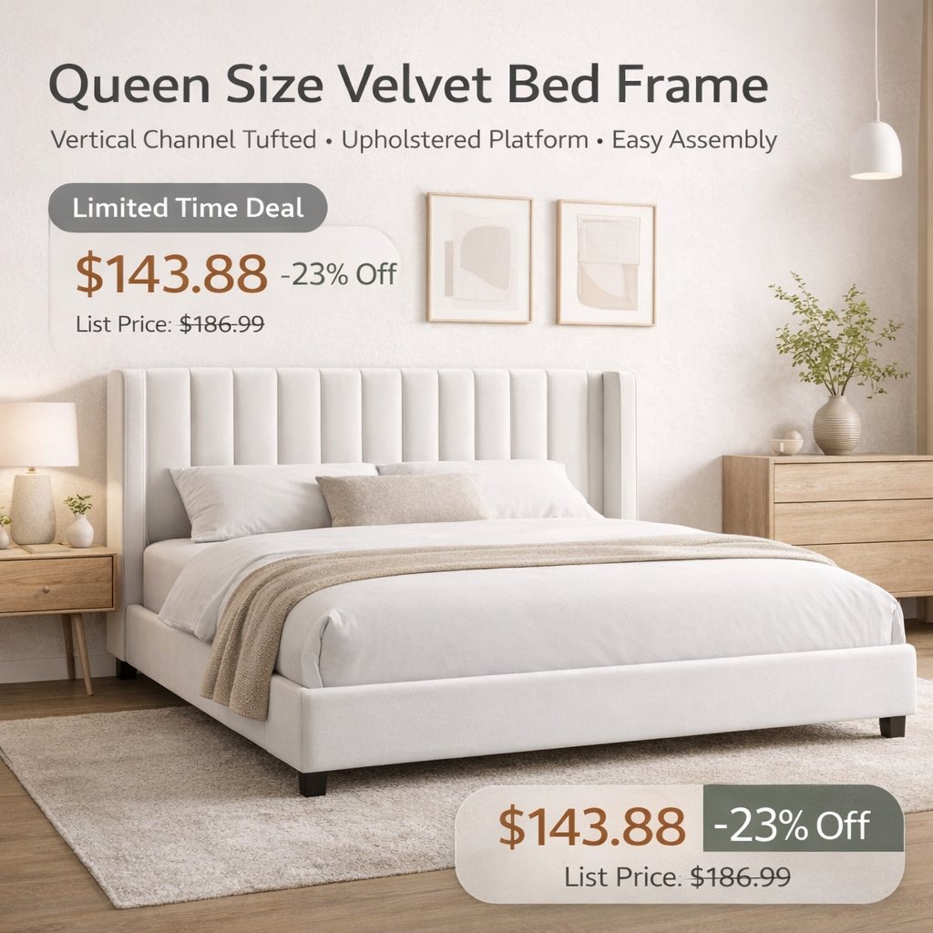 ⏰ Limited-time deal
🔥 Now $143.88 — Save 23%
💤 A premium look without the premium price.
amzn.to/4q2oHuz