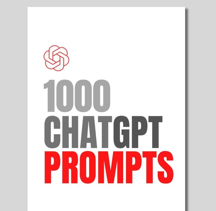 Kashcol_com's tweet photo. ChatGPT is insanely powerful.

But, without proper prompting its nothing.

That's why someone built "1000+ GPT-4 Prompts":

• 1000+ Prompts
• Full guide.

And for 24 hours, it's 100% FREE!
To get it, just:
1. Like
2. Reply "AI"
3. Follow me (so that I can DM)
4. Retweet https://t.co/yQvLz1j1o6