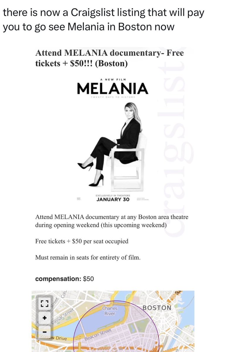 I don't know if this is a real Craigslist listing, but the joke value is undeniable. The part about having to stay in your seat the whole time...chef's kiss. 🤣