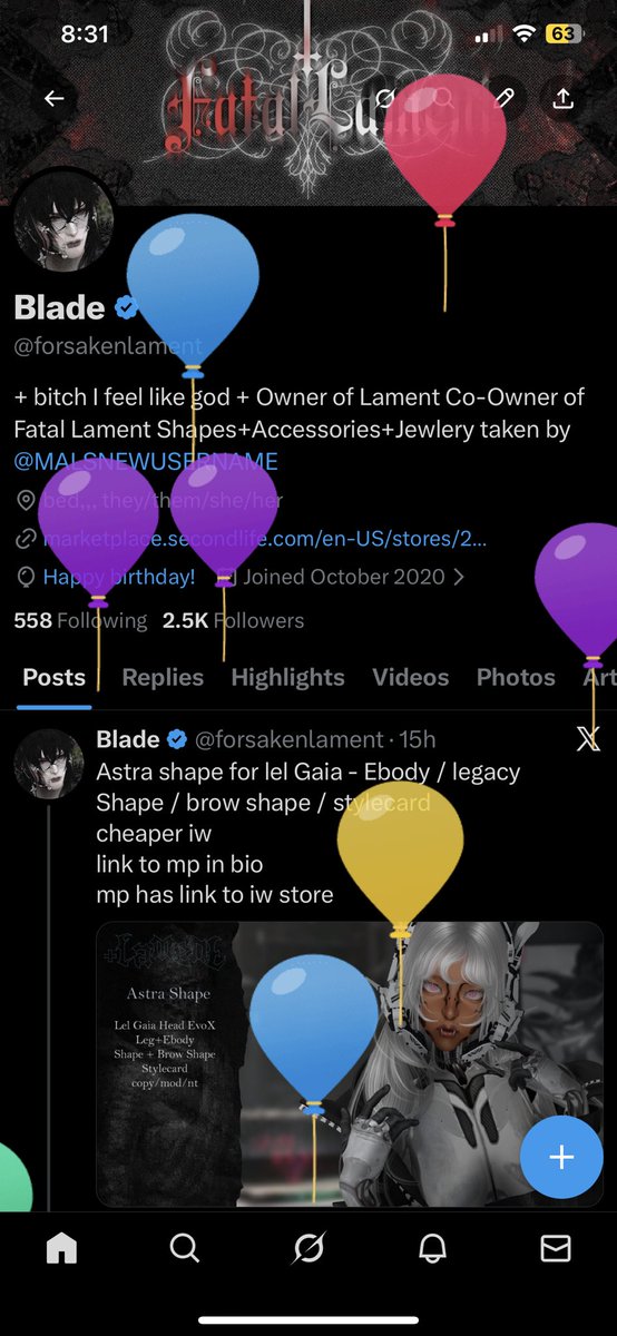 Blade tweet media