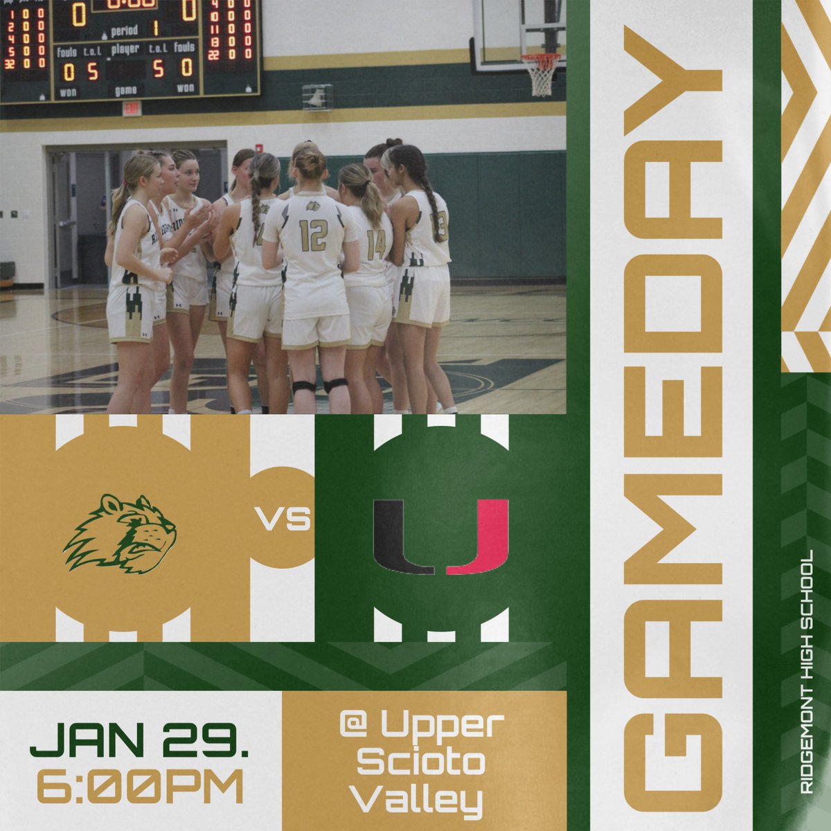 Varsity Girls travel to Upper Scioto Valley Tonight for an NWCC matchup with the Rams. They will tip off at 6pm.