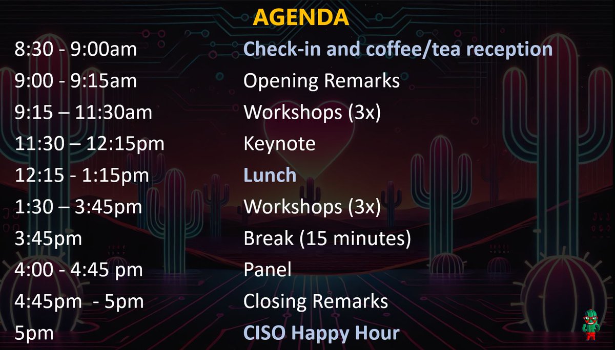 CactusCon tweet media