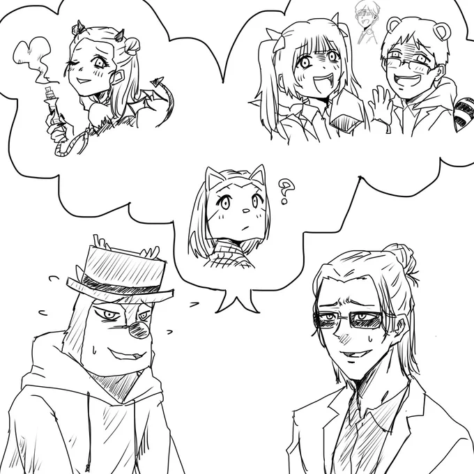 敢えてわかりにくく描いてます 
