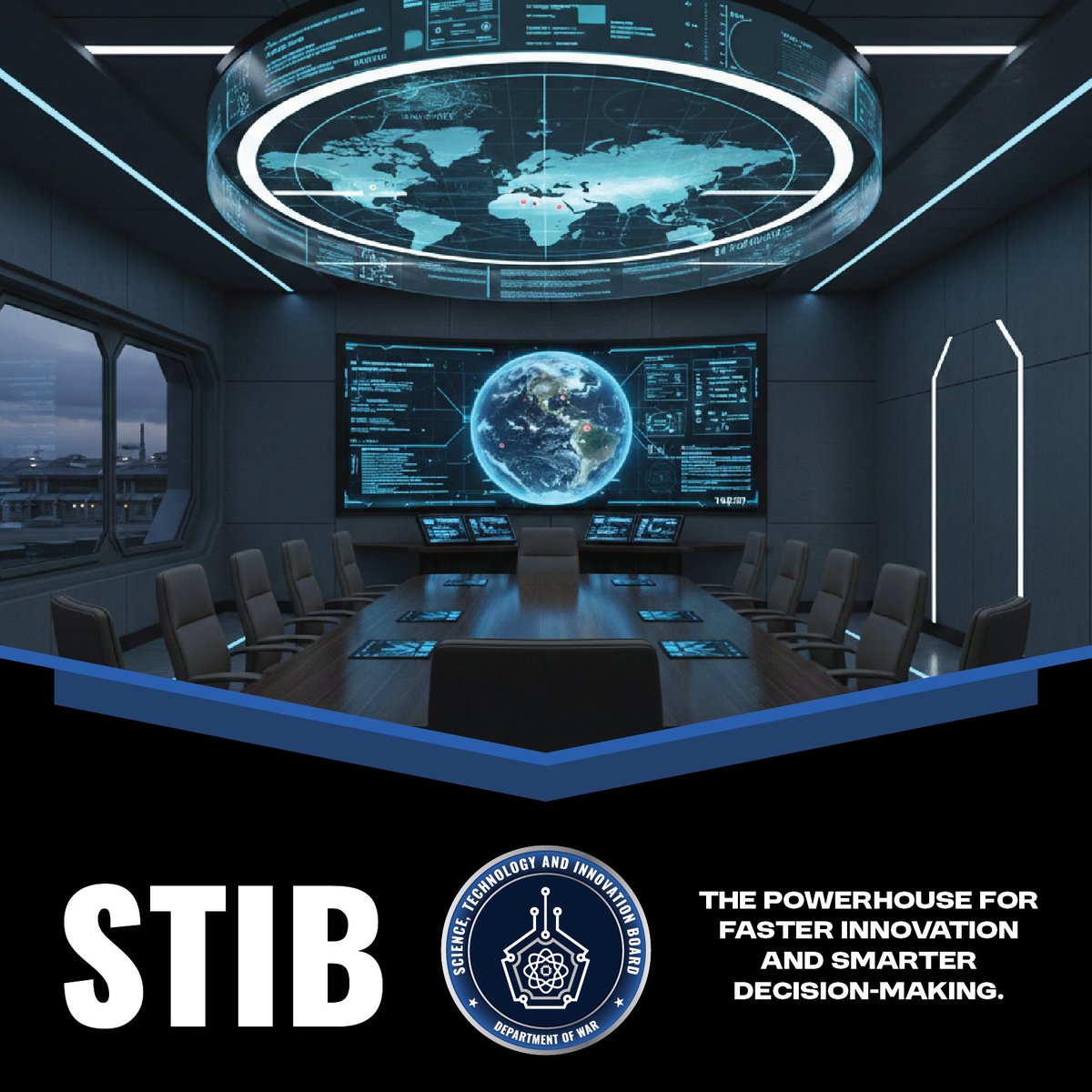 DoWCTO's tweet image. The @DeptofWar has announced the formation of the new Science, Technology and Innovation Board (STIB), following the merger of the Defense Innovation Board (DIB) and the Defense Science Board (DSB).

The Department is abandoning the alphabet soup of indecisive, overlapping