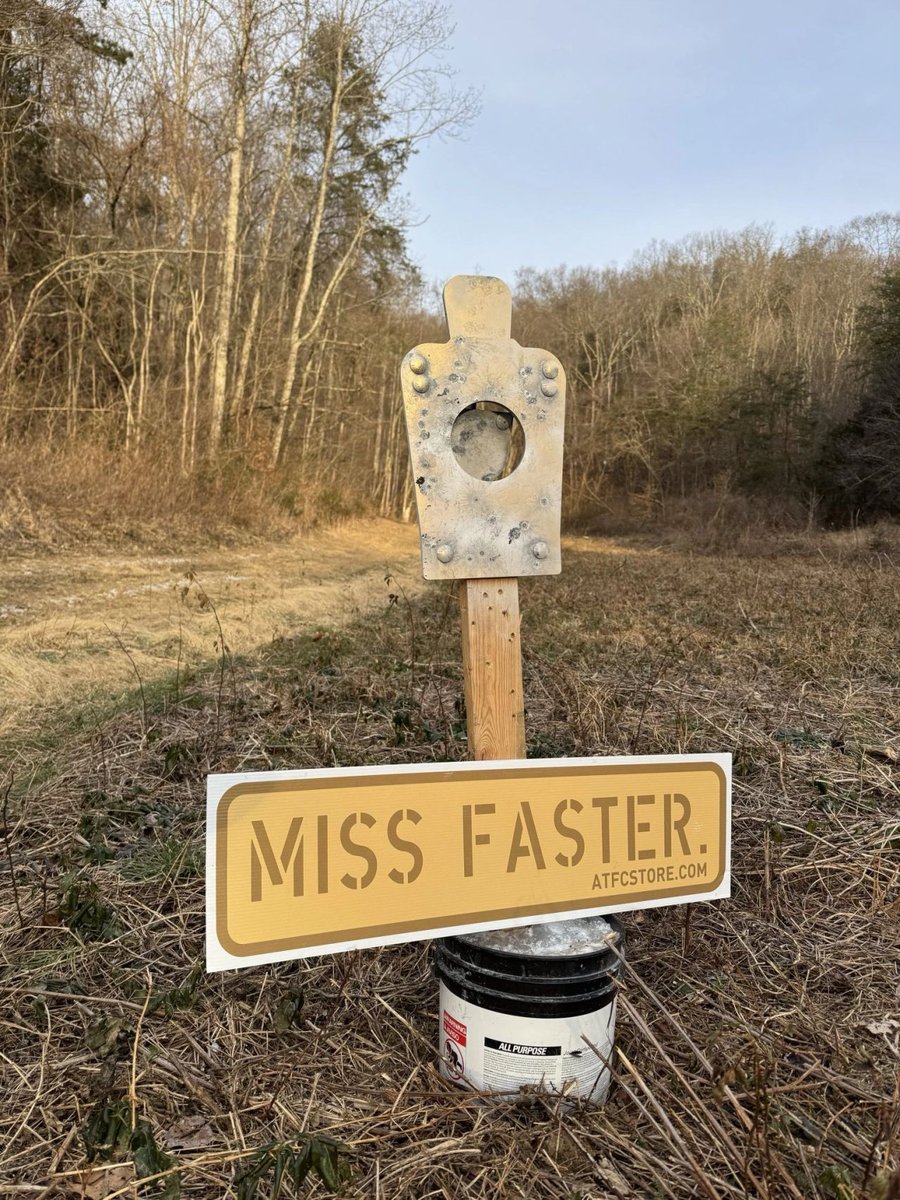 MOATargets's tweet photo. The MOA Targets Minimo precision competition kinetic reset reactive target is proving marksmanship and distributing penalties once again. Cola Warrior Tennessee happening now. No snow, but plenty of cold. https://t.co/M2KXmVA8Iq
