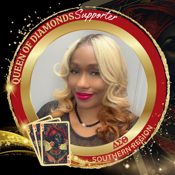 southerndst1913's tweet photo. Our next Queen of Diamonds supporter is Soror April Mitchell. She was initiated through the Delta Iota chapter and is currently a member of the Shelby Area Alumnae chapter. 

Soror Mitchell believes that supporting the Southern Region’s philanthropic efforts https://t.co/s0NpmrOTO4