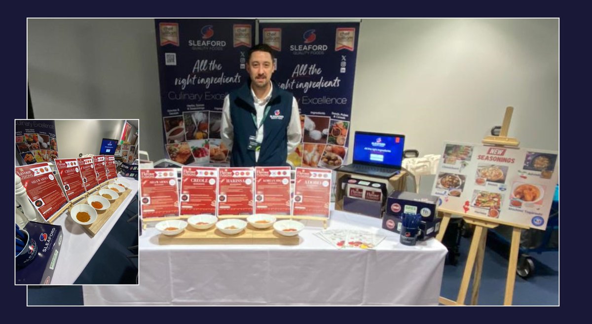 🙂 Great day showcasing our new range of seasonings 🥘at the CRG Business Development Day, Doncaster Racecourse.
Thanks to our wonderful customers 🙏🏼for visiting the SQF stand, look forward to working with you in the year ahead 😃👍

#sleafordqualityfoods #countryrangeuk #spices