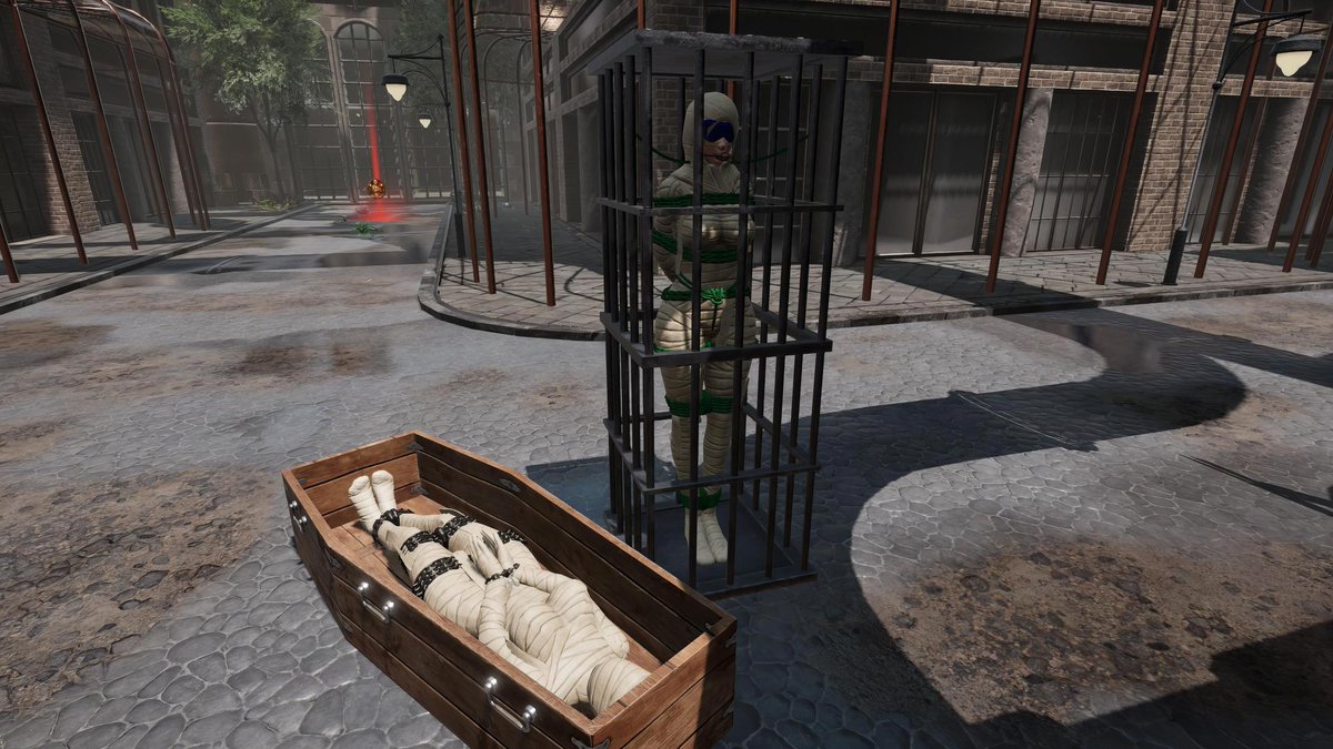 captivedreamdev's tweet photo. The Mummy Girls are in trouble...