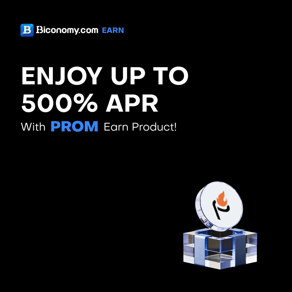 BiconomyCom's tweet image. 💎 #Prom Products: Enjoy Up to 500% APR in Rewards! 🚀

We're pleased to announce an update on @prom_io . Subscribe to $PROM  Earn Products to get up to 500% in APR rewards!🔥

Full details👉 biconomy.zendesk.com/hc/en-us/artic…

#BiconomyCom #Crypto #Staking #CryptoStaking
