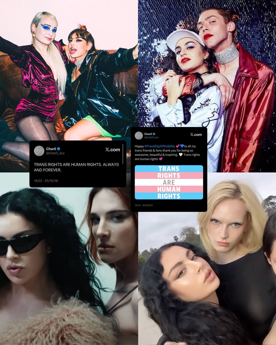 infocharlixcx's tweet image. Hoje, 29 de janeiro, celebramos o Dia Nacional da Visibilidade Trans, uma data fundamental para pautar a luta por direitos, dignidade e o reconhecimento da existência de pessoas trans e travestis no Brasil.

No cenário pop, Charli se consolidou como uma das maiores aliadas da…